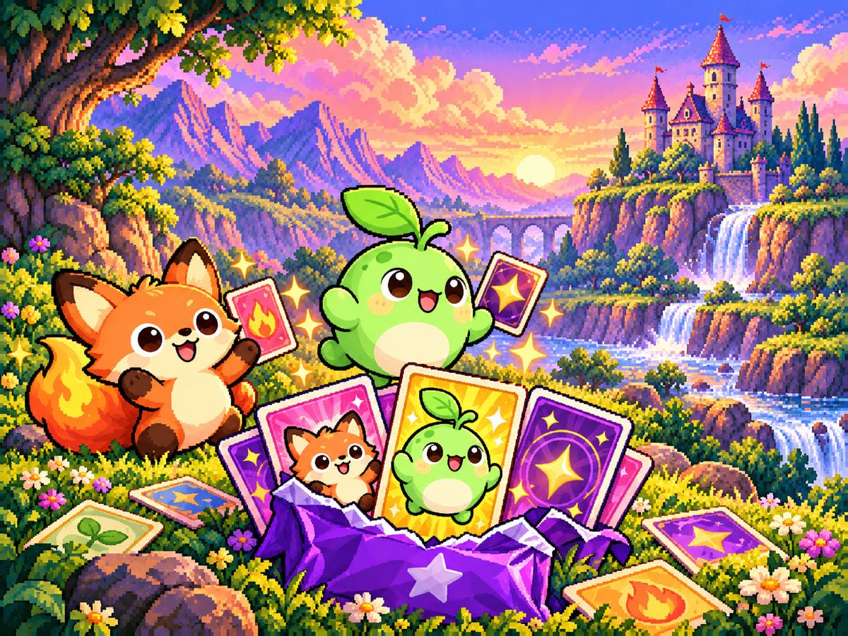 Artwork from the world of Cardlings