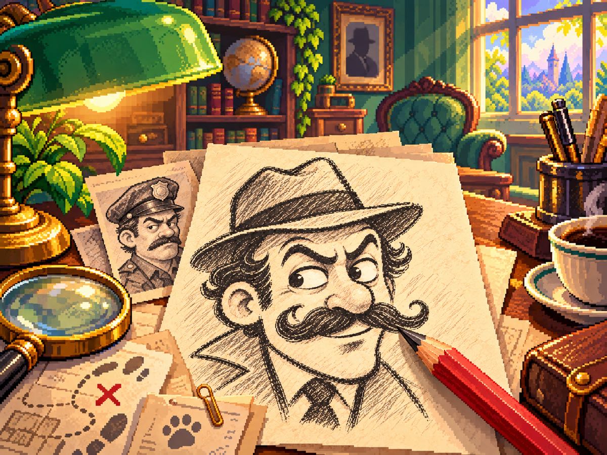 Artwork from the world of Suspect Sketch
